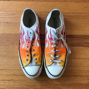 Converse Chuck Taylor All Star 70 Ox Flame- White, Orange, Red 10.5